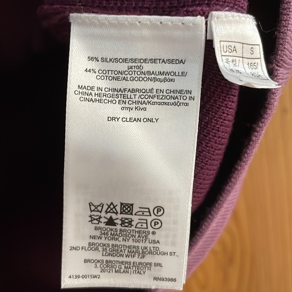 NWOT Brooks Brothers Sweater Sz S - Picture 3 of 4